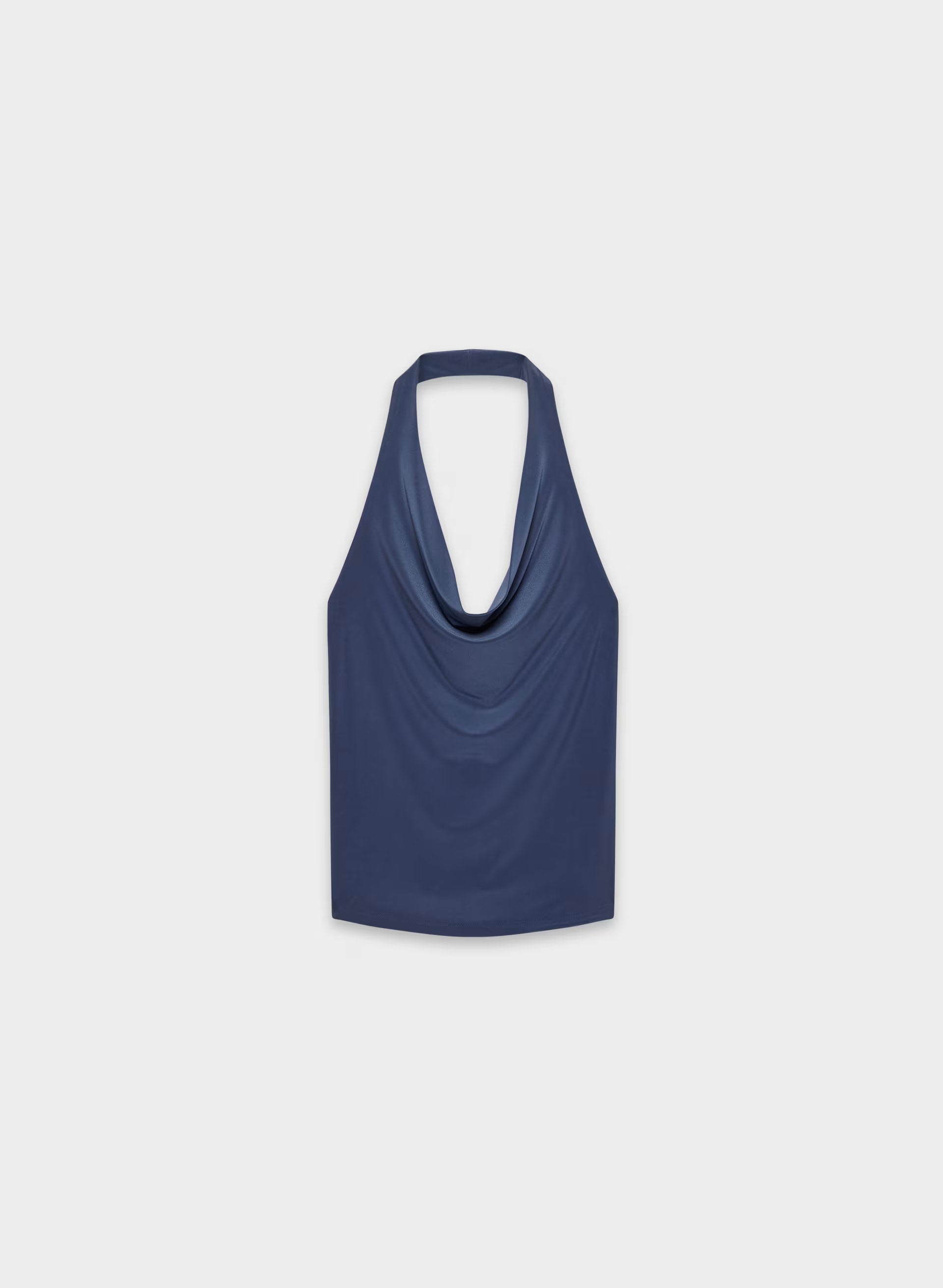 Smooth Matter™ Tableau Halter Top - HARBOUR NAVY