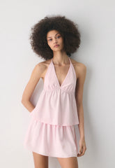 CottonWhisk™ Caro Halter - VILLA PINK