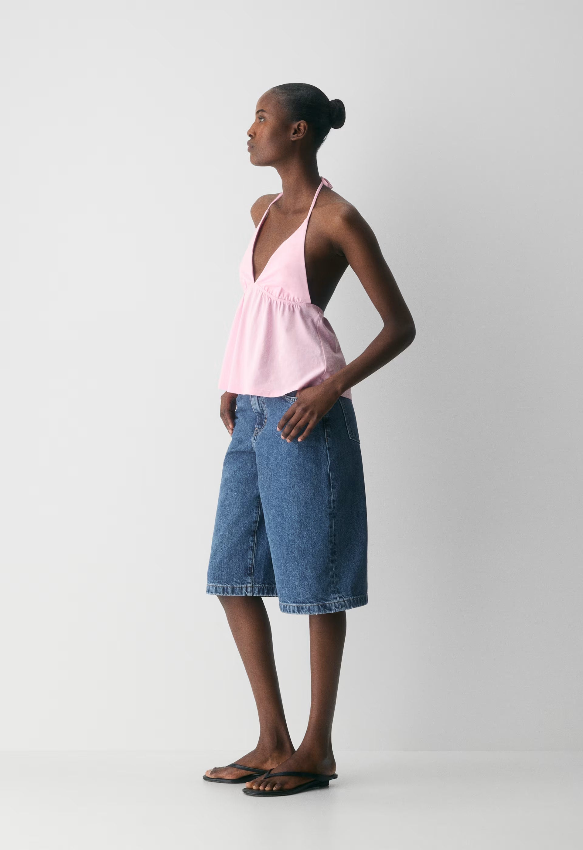 CottonWhisk™ Caro Halter - MILKSHAKE PINK