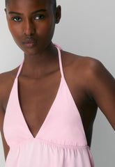 CottonWhisk™ Caro Halter - MILKSHAKE PINK