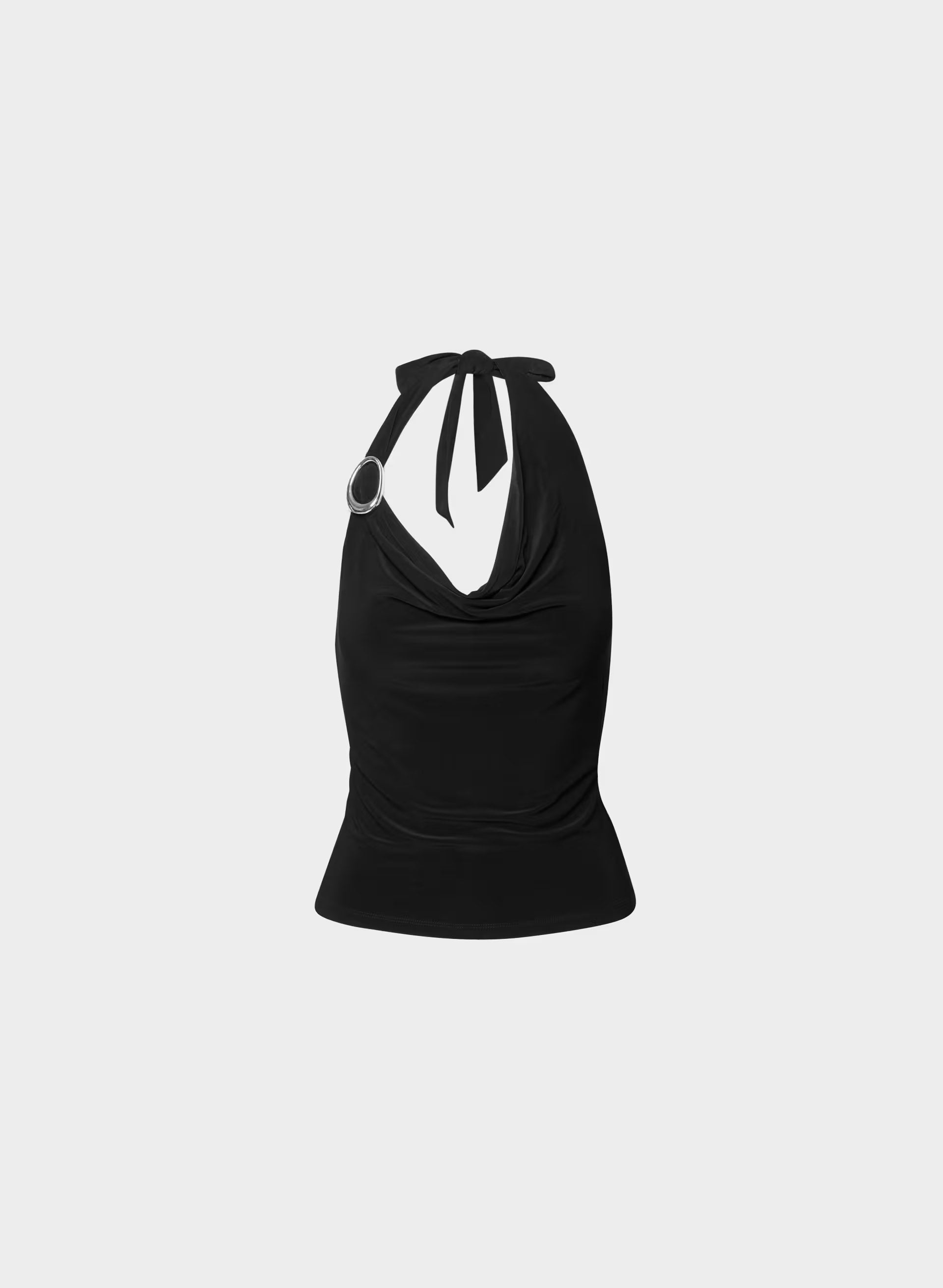 Smooth Matter™ Decanter Halter Top - BLACK/SILVER