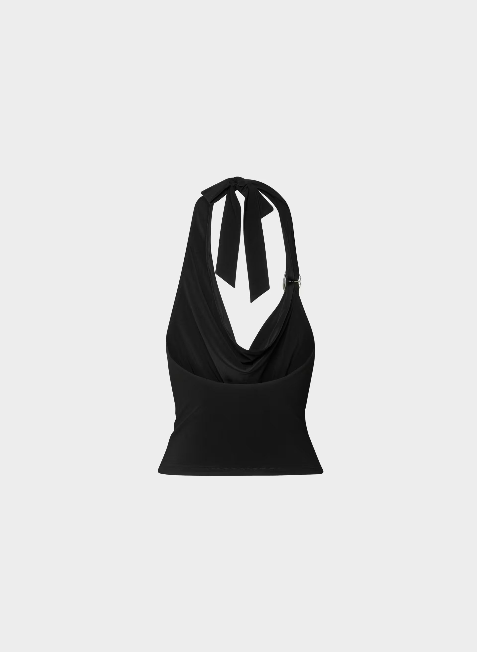 Smooth Matter™ Decanter Halter Top - BLACK/SILVER