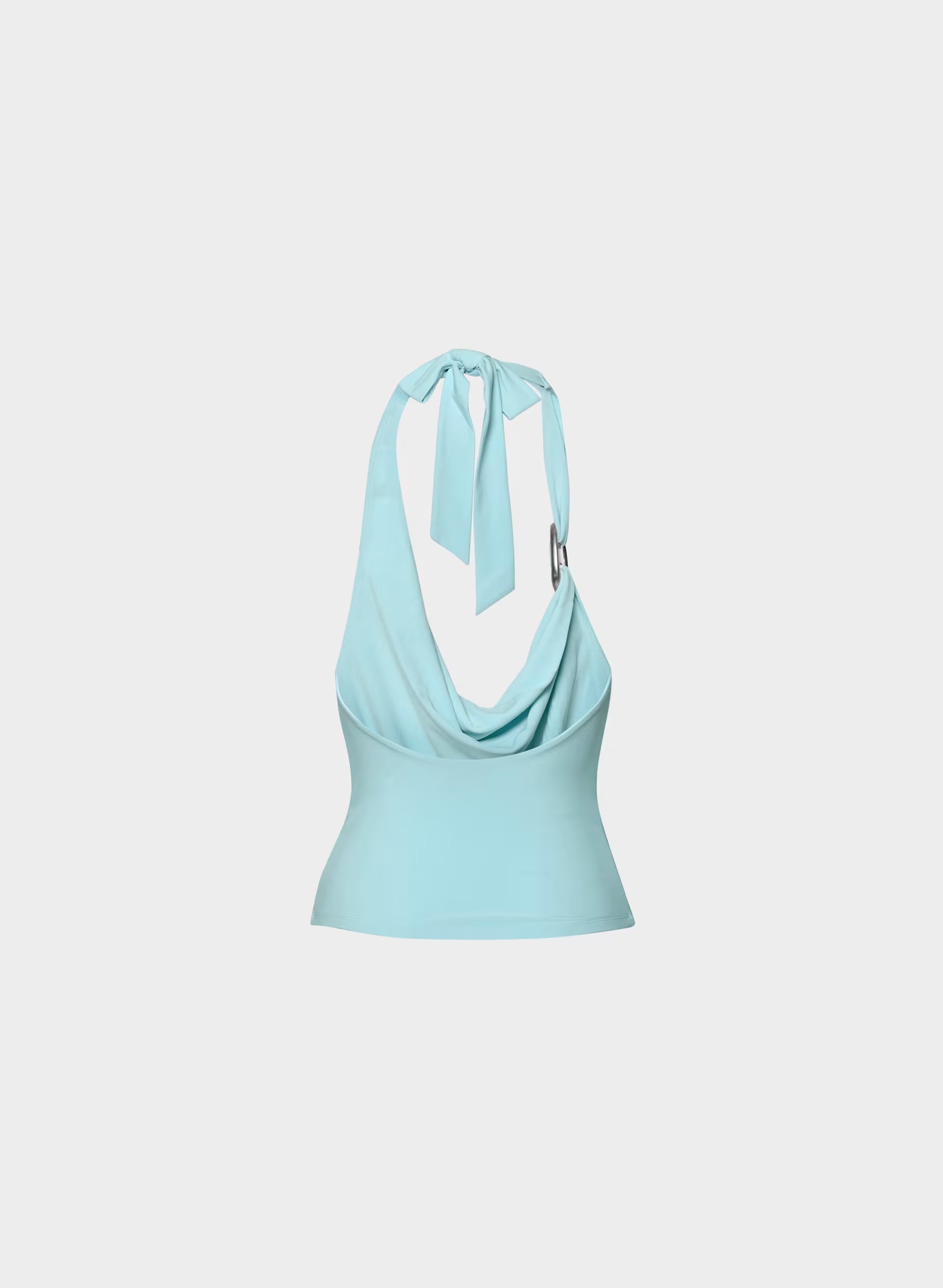 Smooth Matter™ Decanter Halter Top - PANORAMA BLUE/SILVER