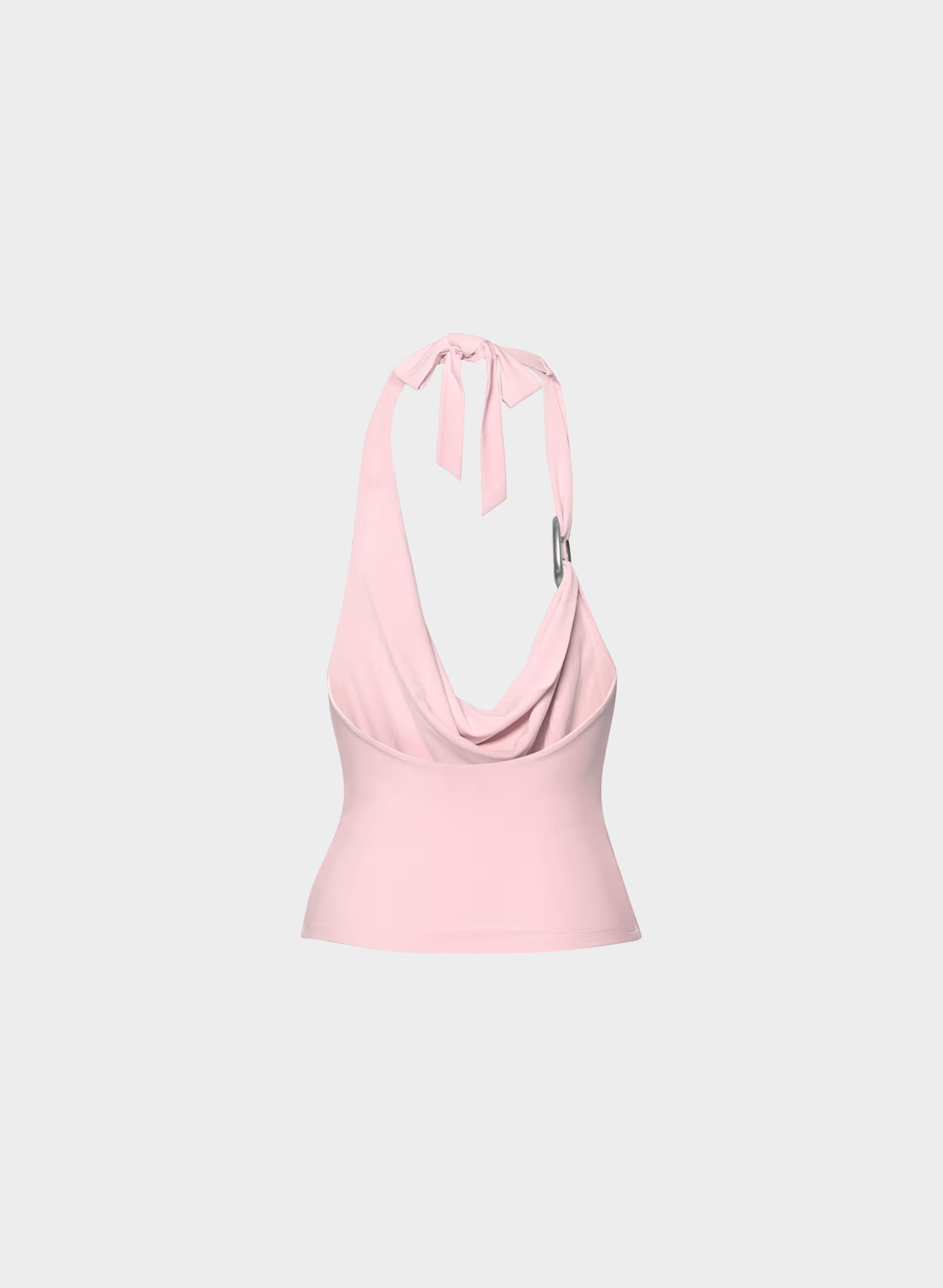Smooth Matter™ Decanter Halter Top - MILKSHAKE PINK/SILVER