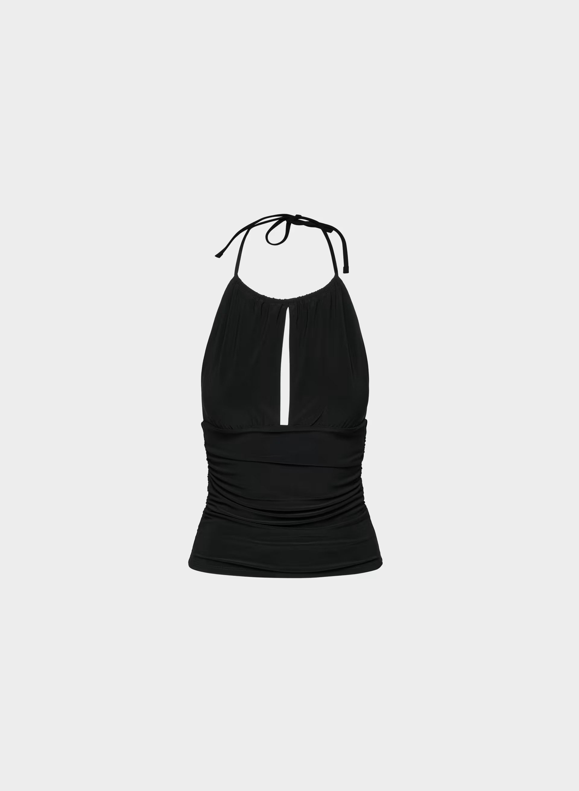 Smooth Matter™ Odeum Halter Top - BLACK