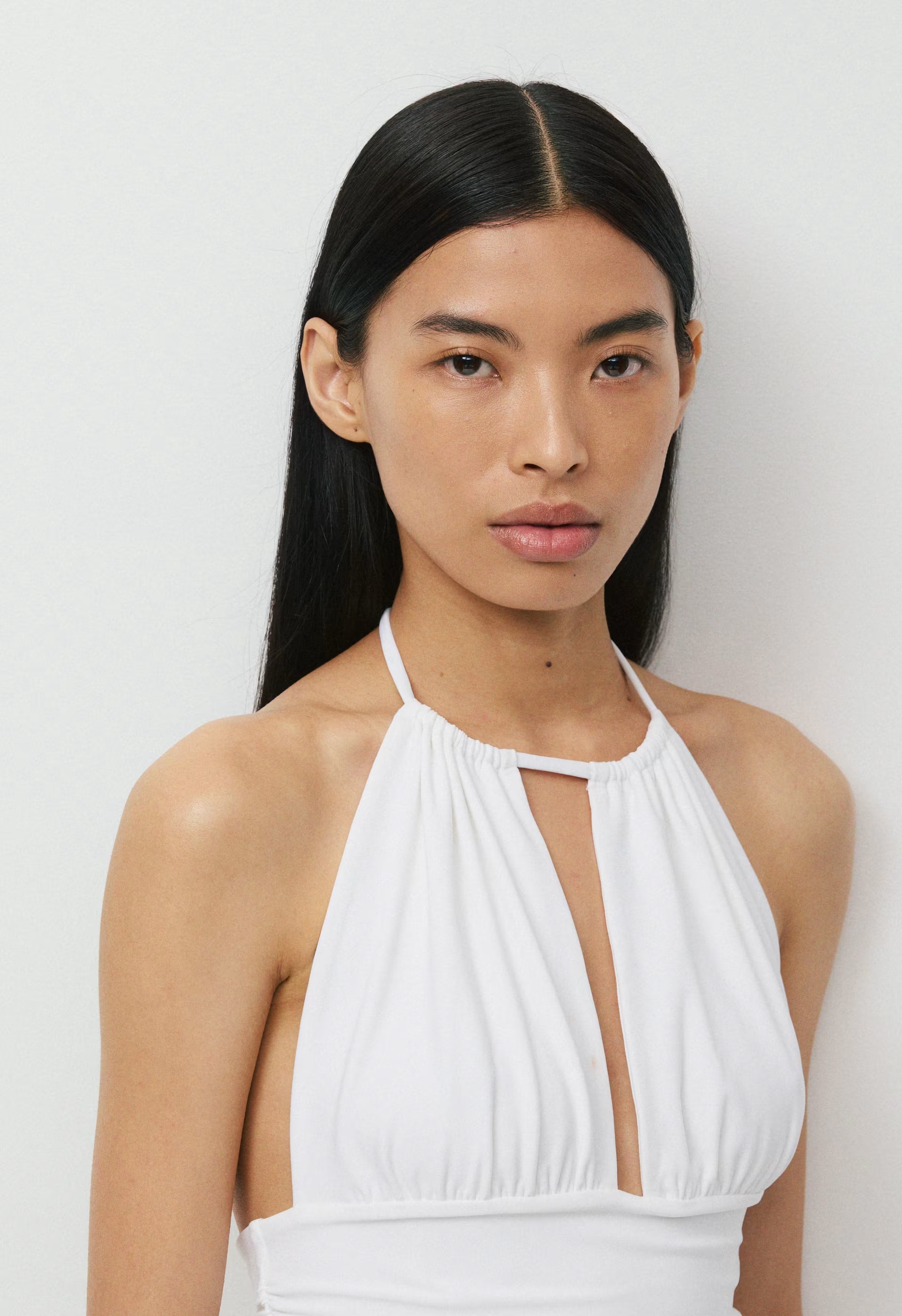 Smooth Matter™ Odeum Halter Top - WHITE