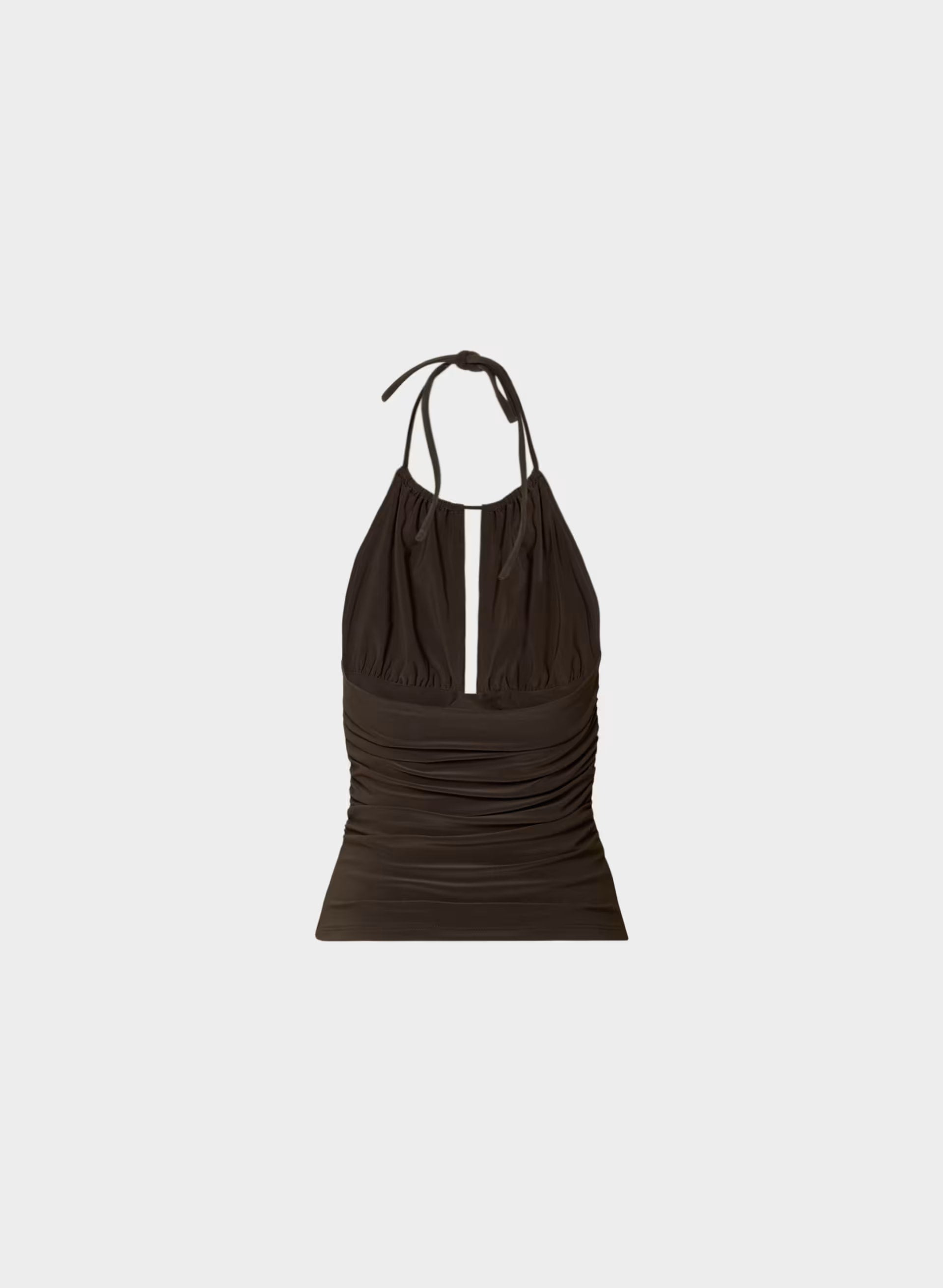 Smooth Matter™ Odeum Halter Top - RICH MOCHA BROWN