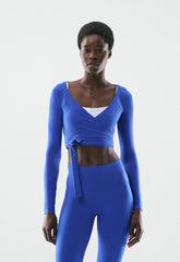 BUTTER Focal Wrap Longsleeve - ABLAZE BLUE