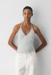 HomeStretch™ Smooth Slowjam Halter Top - VILLA PINK