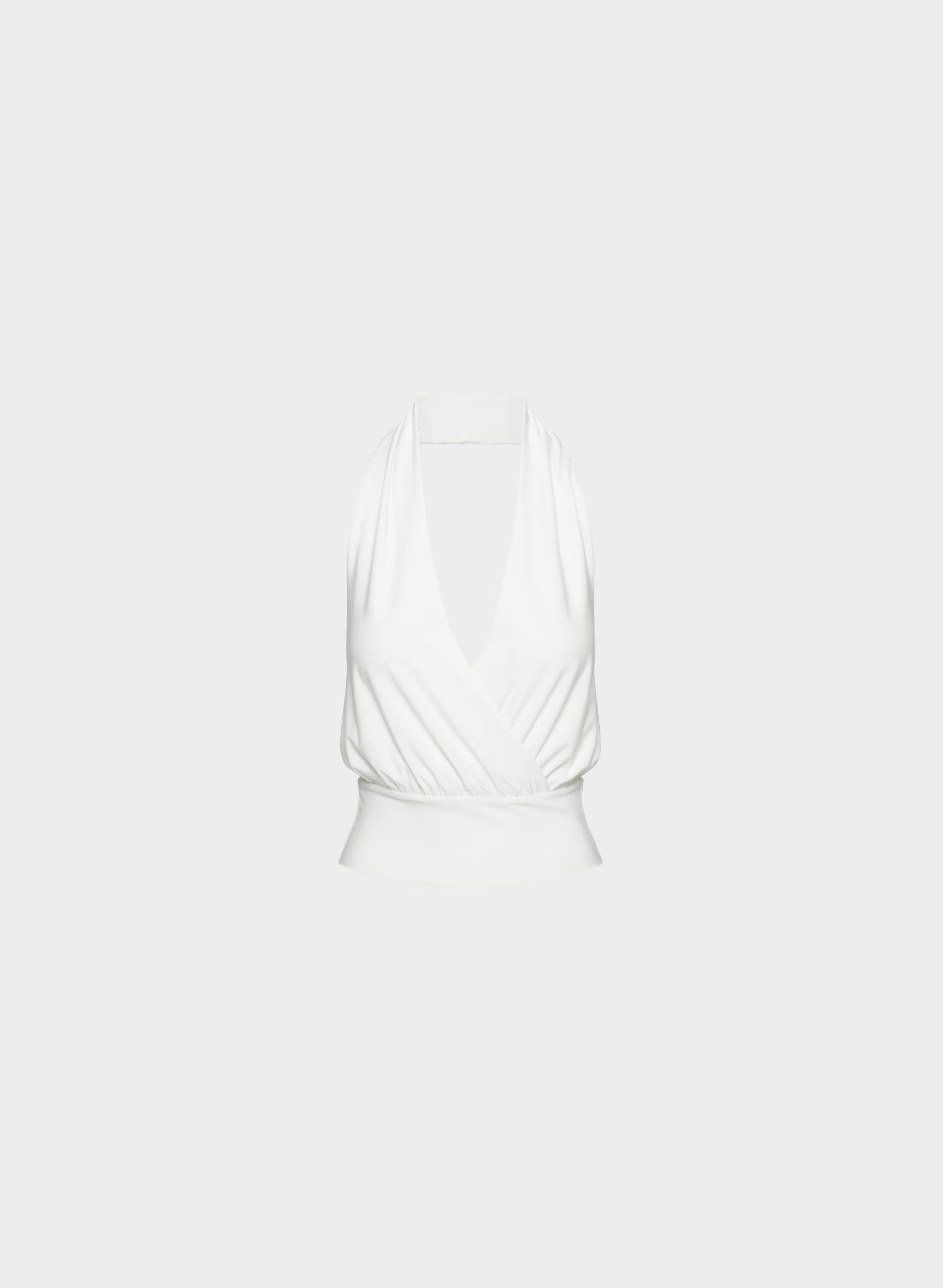 Smooth Matter™ Valley Halter Top - WHITE