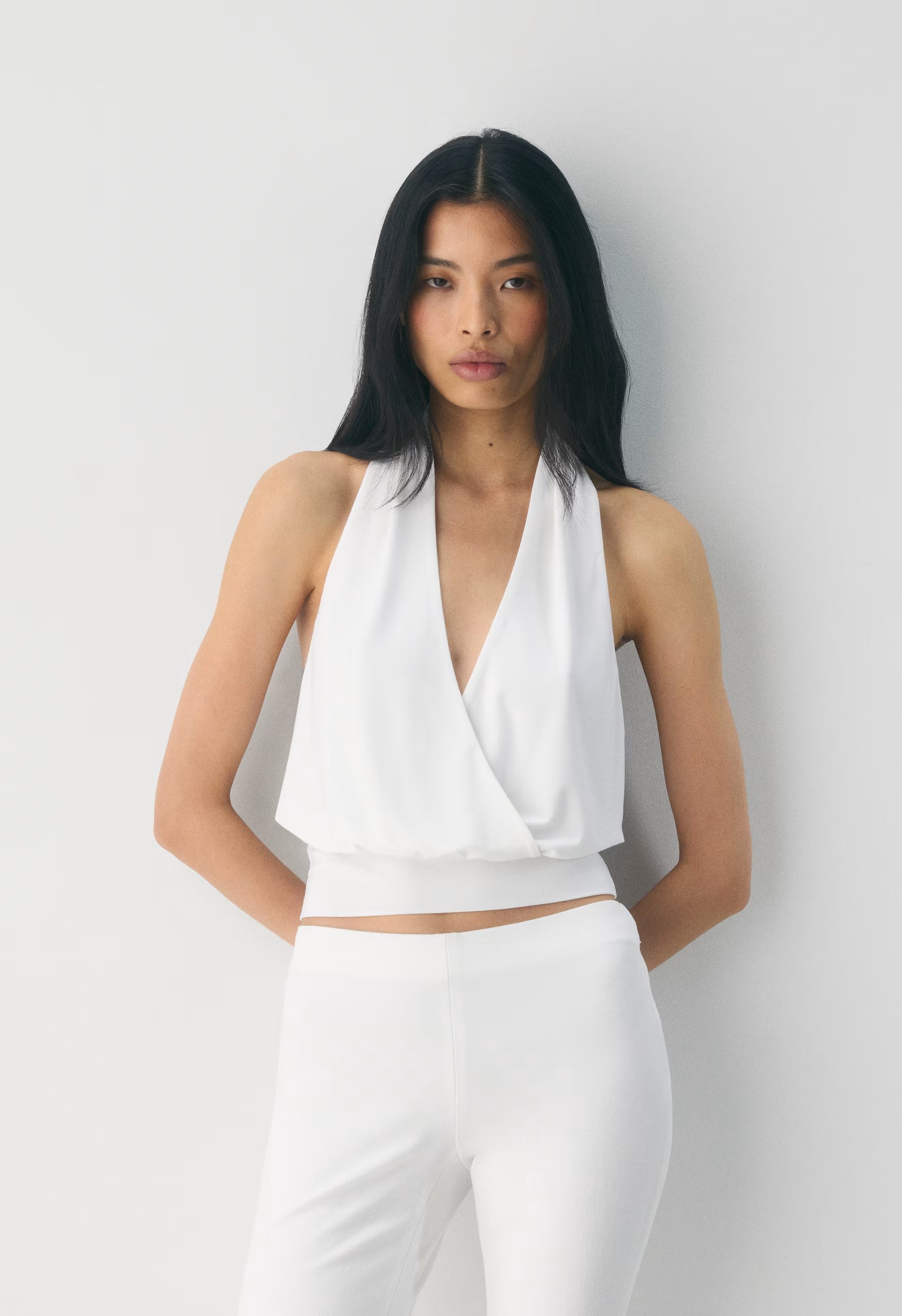 Smooth Matter™ Valley Halter Top - WHITE