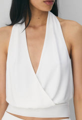 Smooth Matter™ Valley Halter Top - WHITE