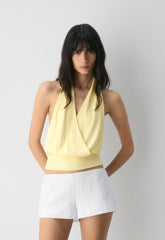 Smooth Matter™ Valley Halter Top - LEMONADE