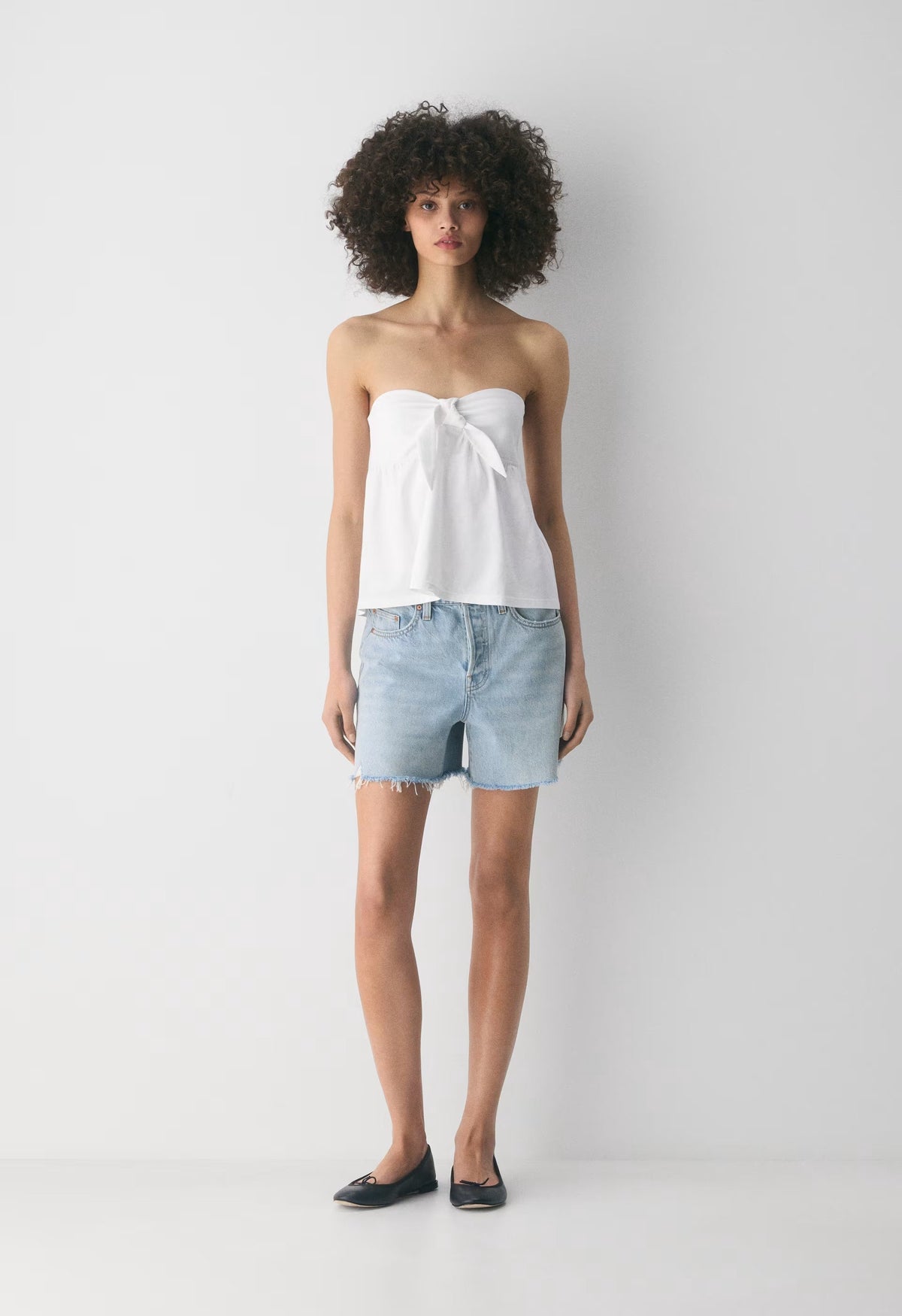 Bardot Tube Top - WHITE