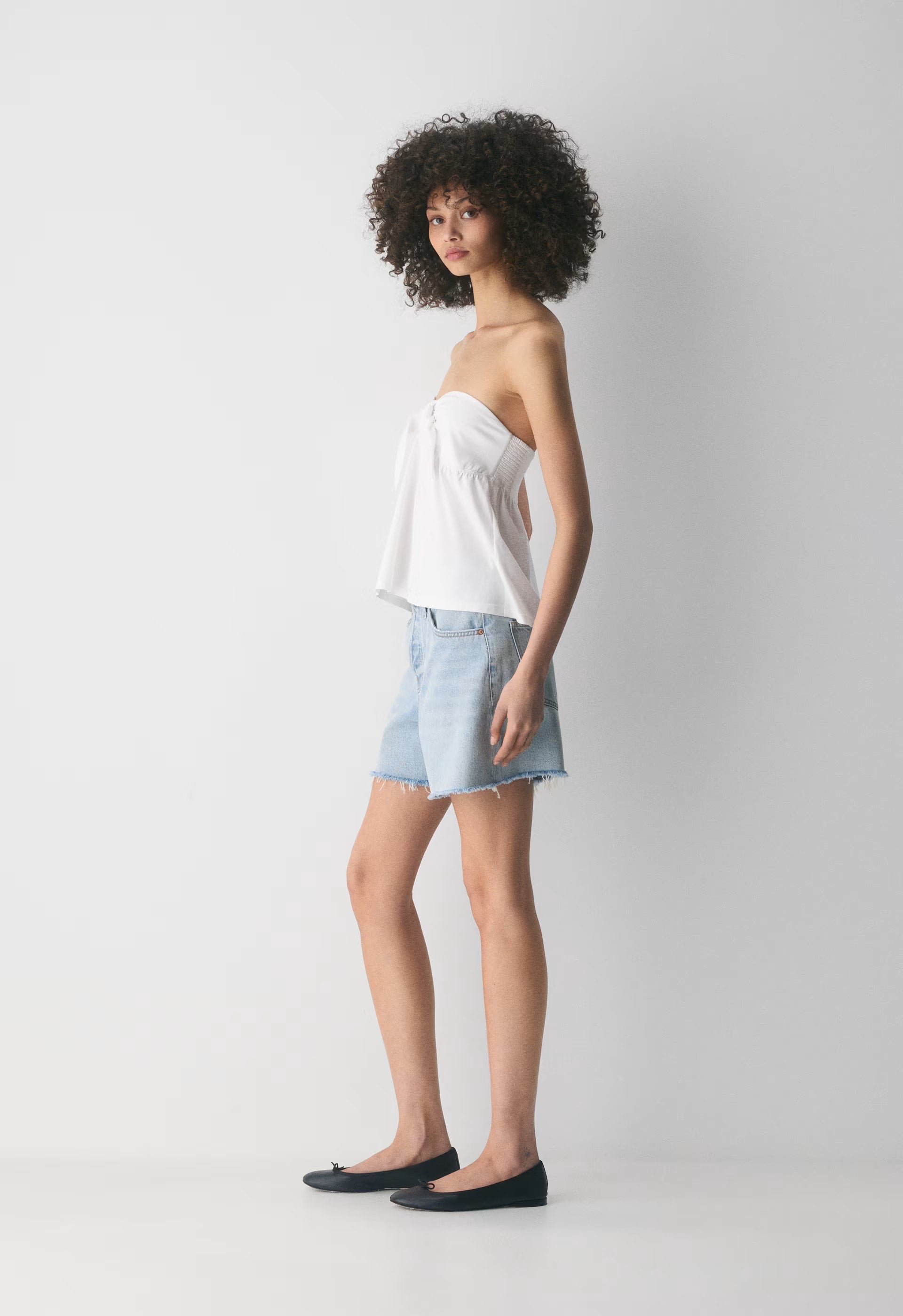 Bardot Tube Top - WHITE
