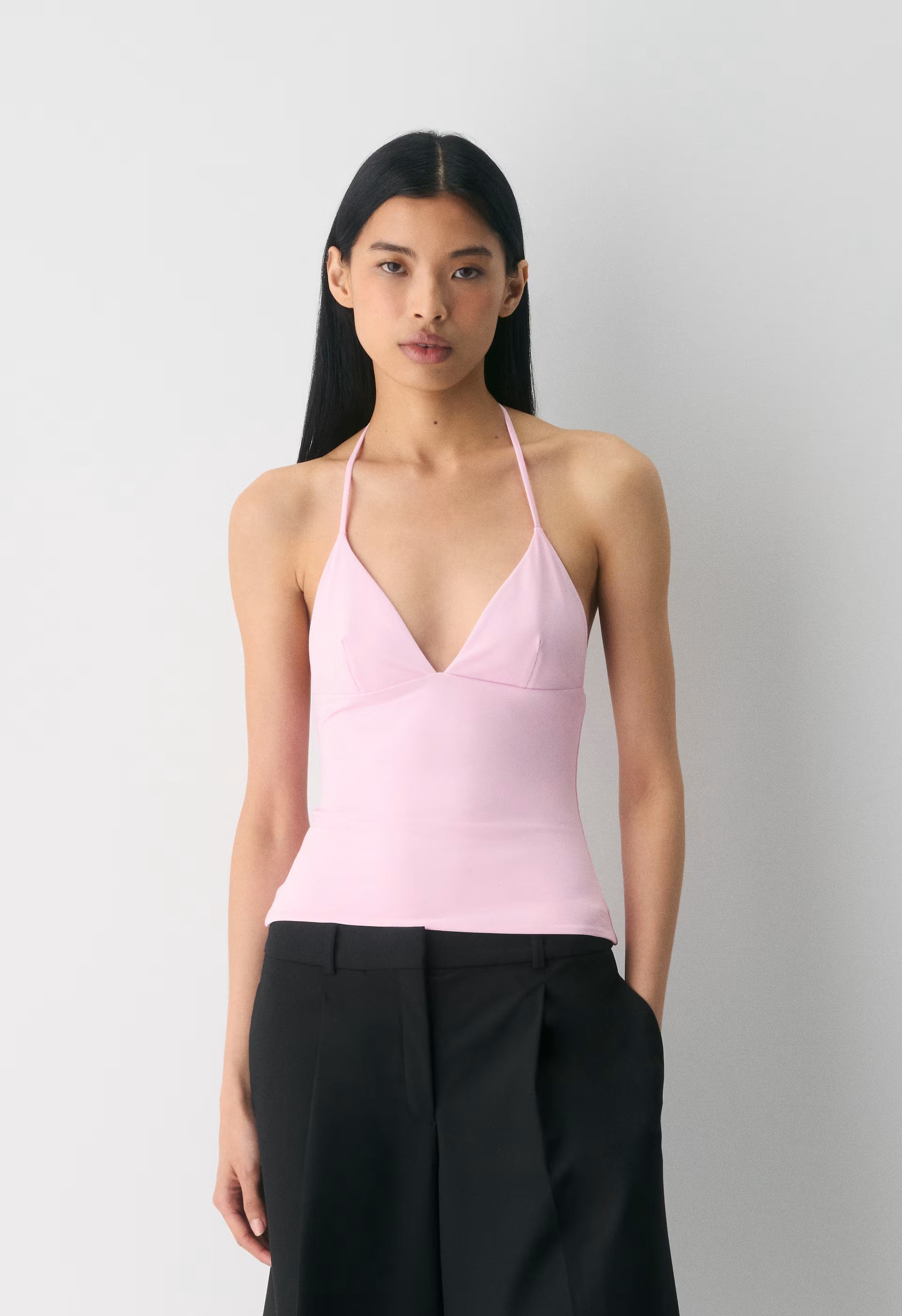 Original Contour Solara Halter Top - MILKSHAKE PINK