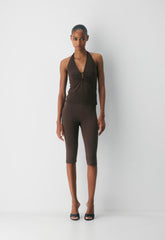 Smooth Matter™ Hatchway Halter Top - RICH MOCHA BROWN