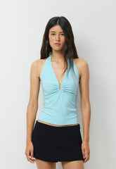 Smooth Matter™ Hatchway Halter Top - PANORAMA BLUE
