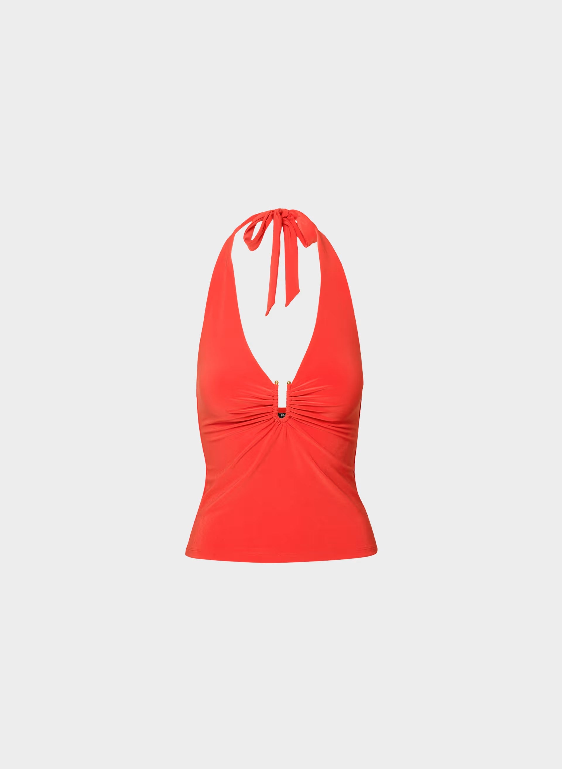 Smooth Matter™ Hatchway Halter Top - CHERRYBOMB RED