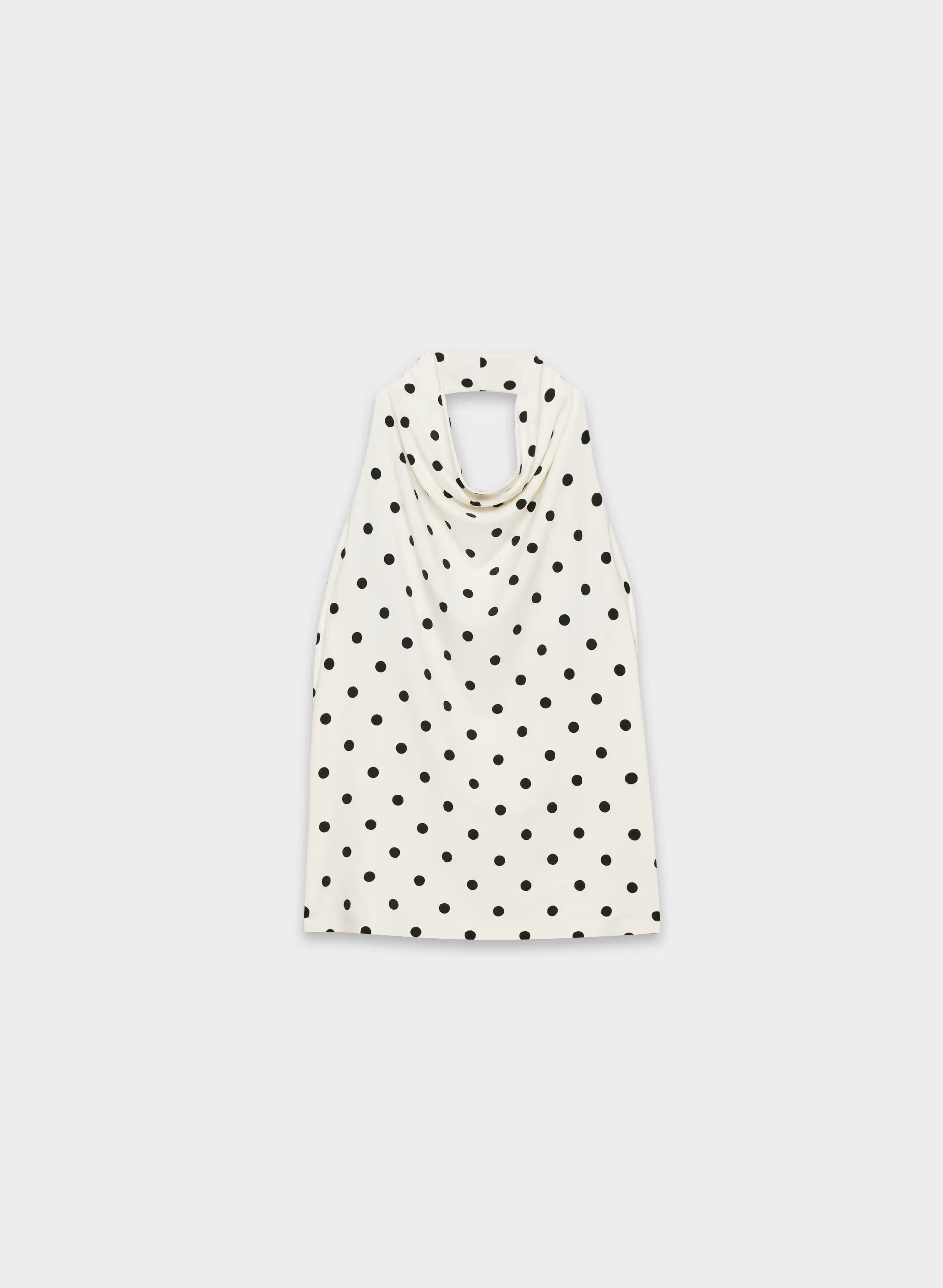 Smooth Matter™ Tower Halter Top - LIGHT BIRCH/BLACK