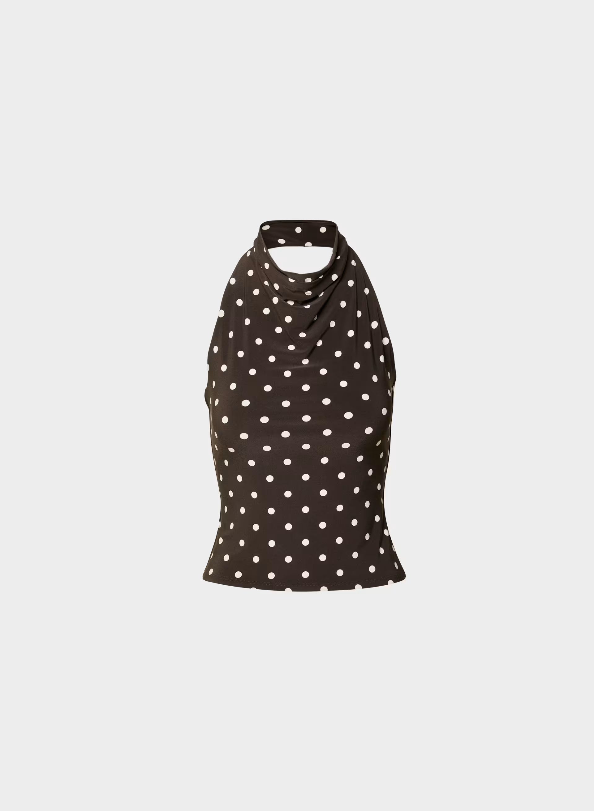 Smooth Matter™ Tower Halter Top - RCH MCH BRN/LT BRCH