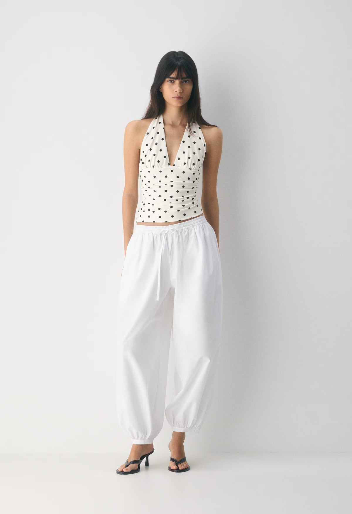 Smooth Matter™ Wylder Halter Top - LIGHT BIRCH/BLACK