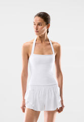 LIFE Blaze Halter Sports Top - BRIGHT WHITE