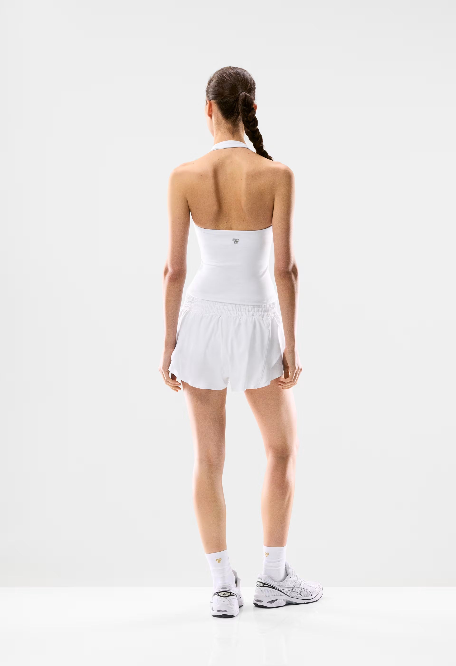 LIFE Blaze Halter Sports Top - BRIGHT WHITE
