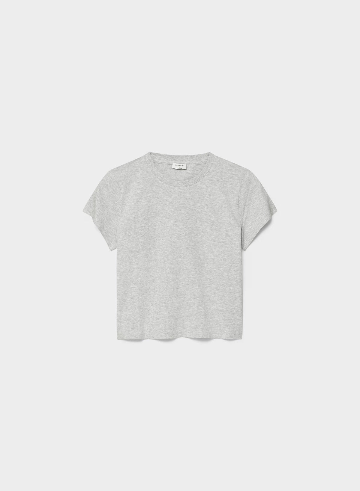 Key Cotton Eira T-Shirt - HEATHER CHROME