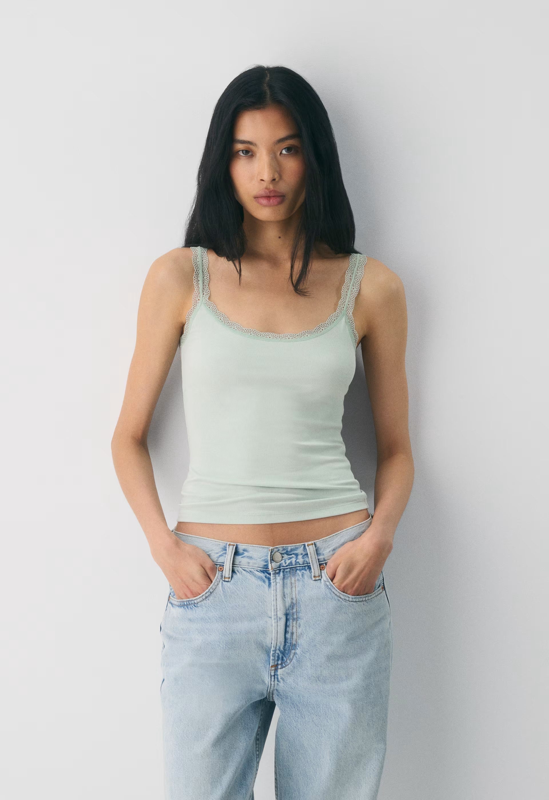 Floweret Camisole - LIGHT BIRCH