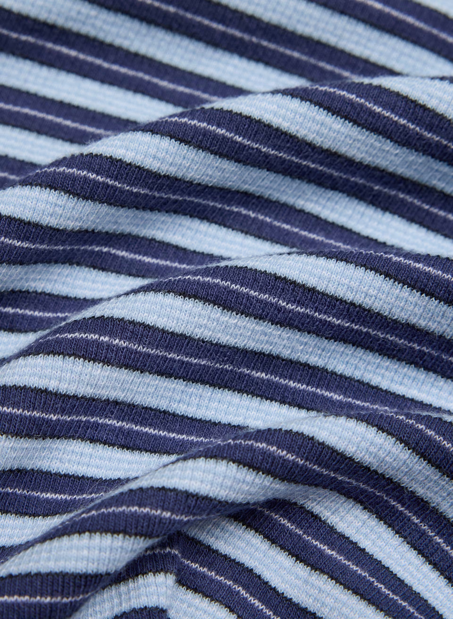 HomeStretch™ Rib Solo Longsleeve - HARBOUR NVY/RPPLE BLU
