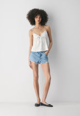 CottonWhisk™ Loulou Camisole - HEATHER CLOUD WHITE