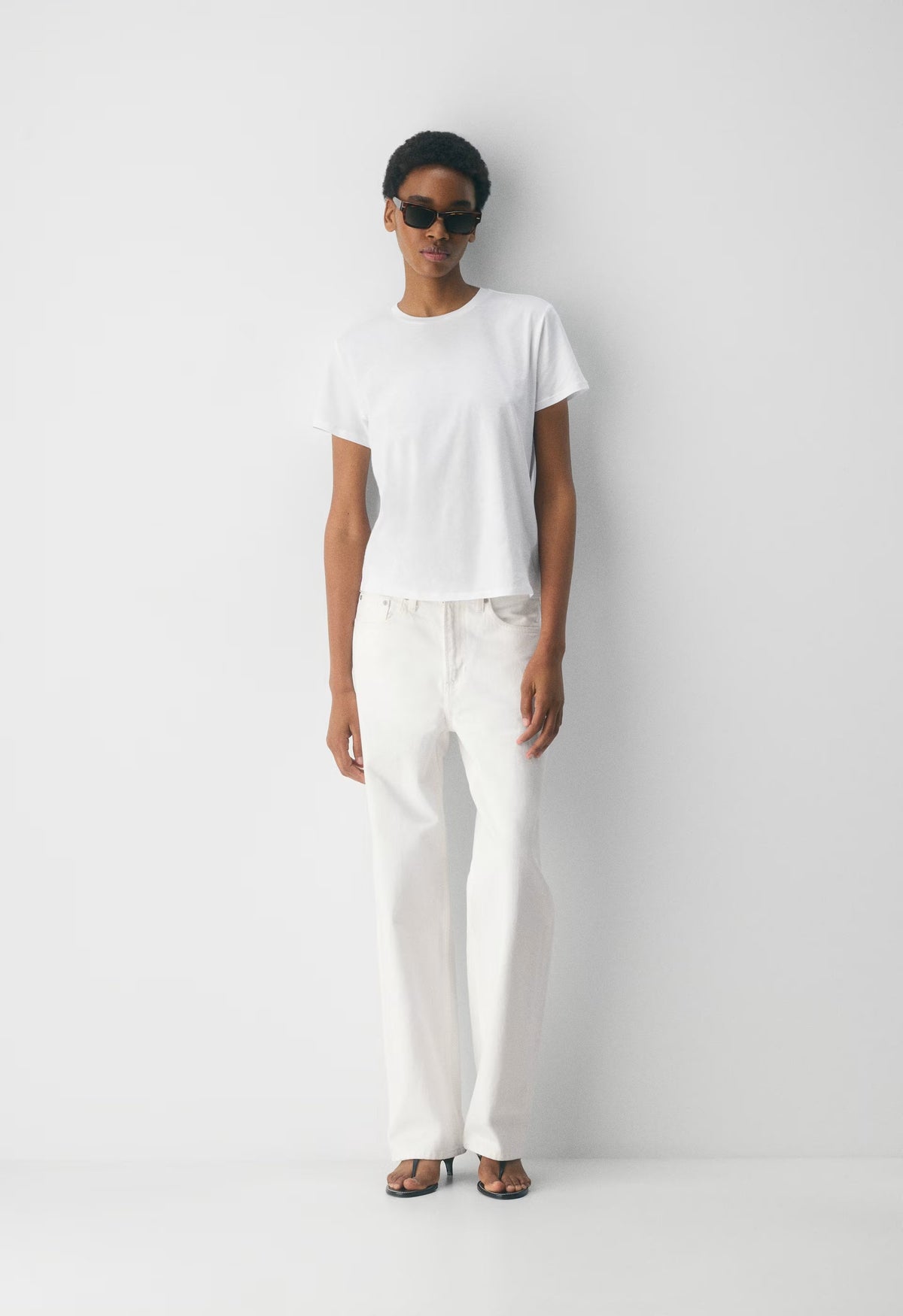 Wisp Cotton Nysa T-Shirt - WHITE