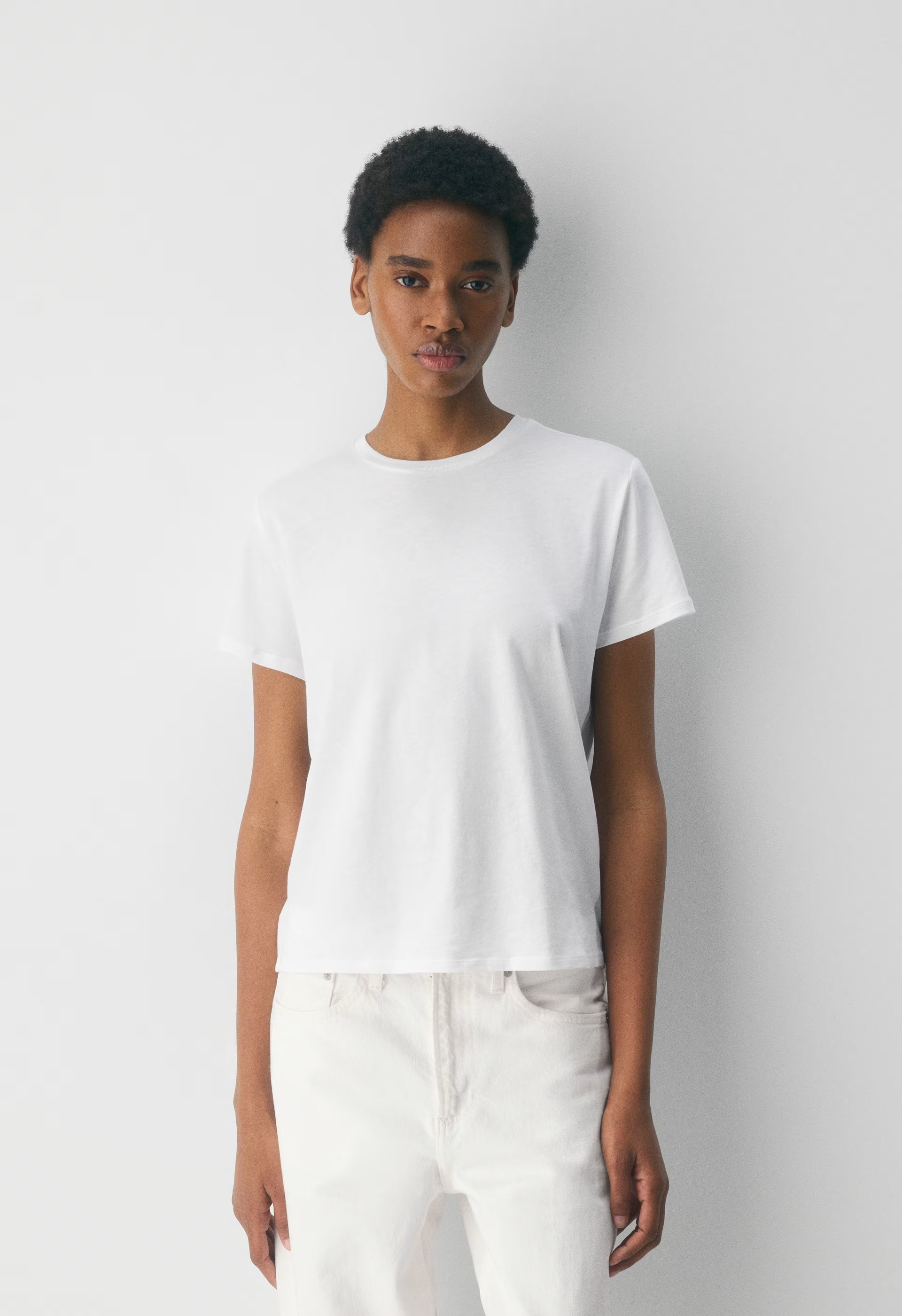 Wisp Cotton Nysa T-Shirt - WHITE