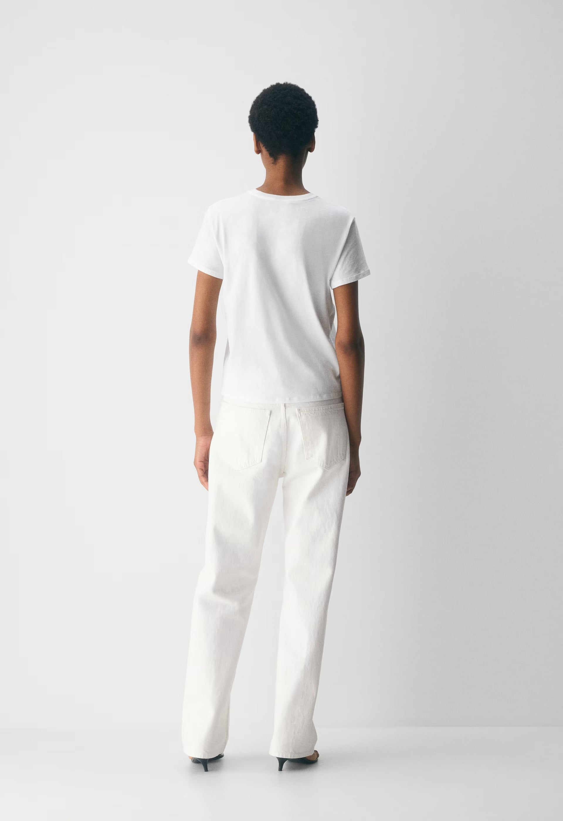 Wisp Cotton Nysa T-Shirt - WHITE