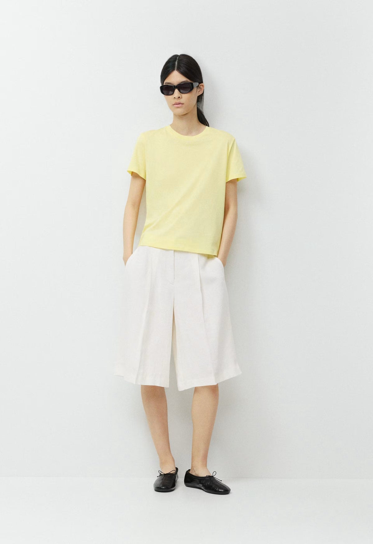 Wisp Cotton Nysa T-Shirt - LEMONADE