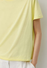 Wisp Cotton Nysa T-Shirt - LEMONADE