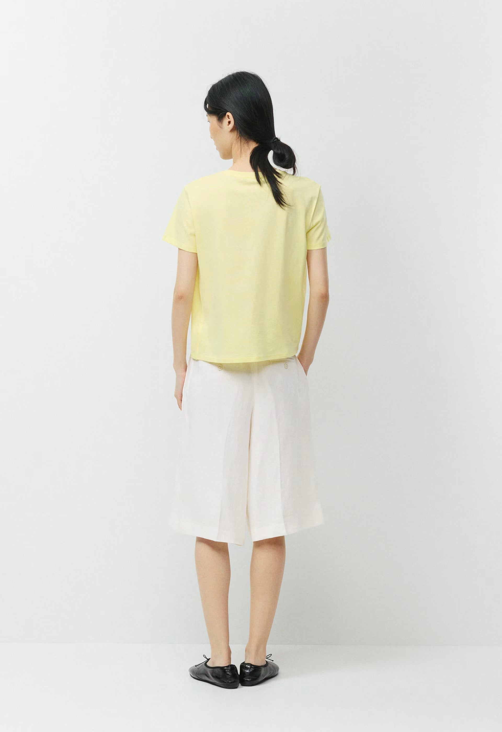Wisp Cotton Nysa T-Shirt - LEMONADE