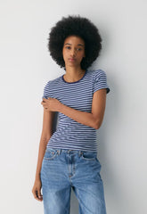 HomeStretch™ Rib Tune T-Shirt - HARBOUR NVY/RPPLE BLU