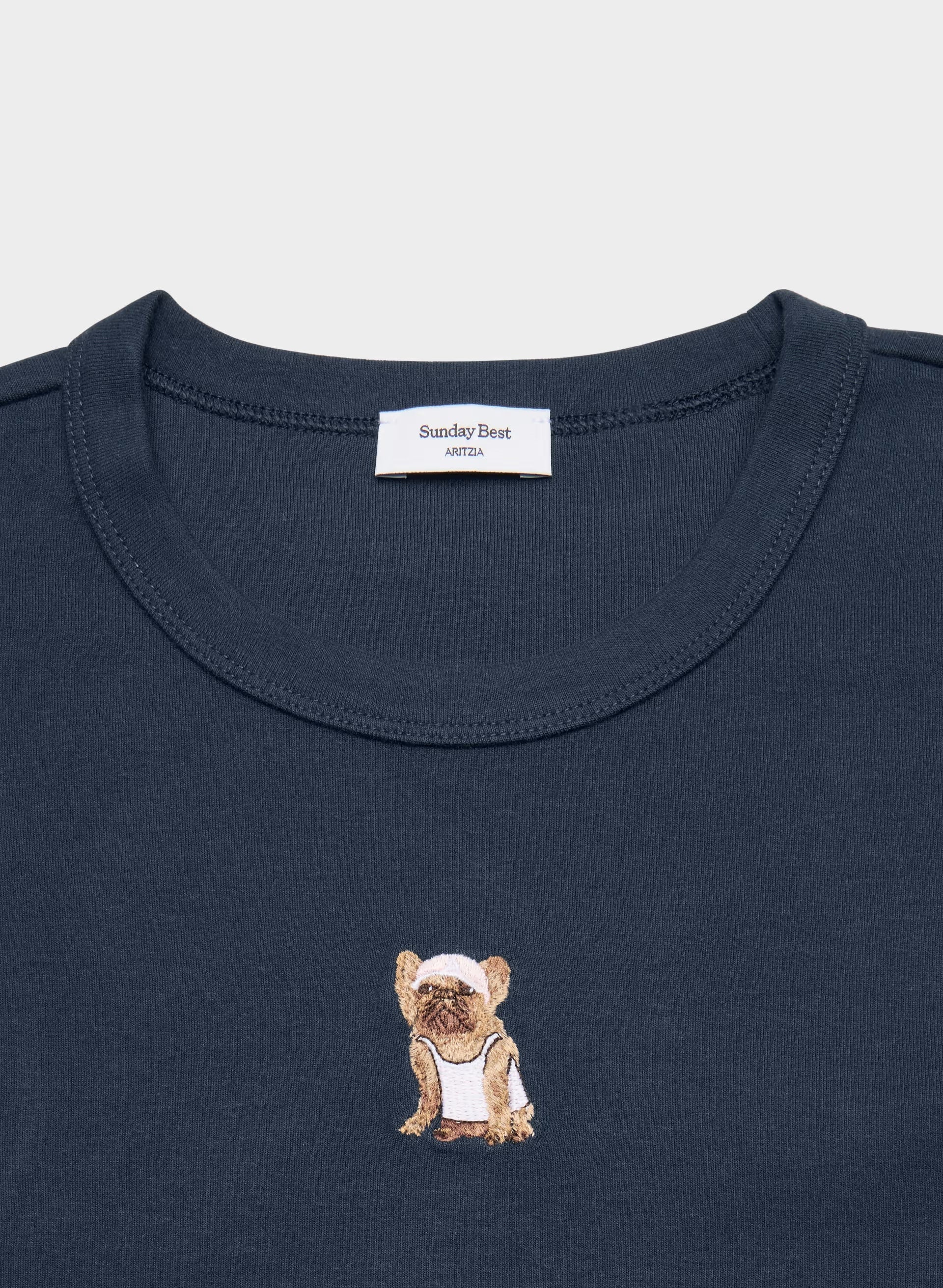 Little Ripple Icon T-Shirt - ADMIRAL/CAP FRENCHIE