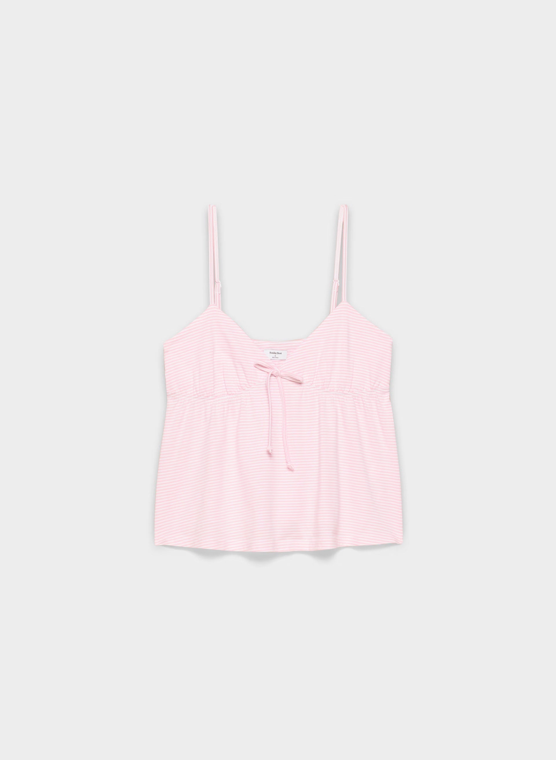CottonWhisk™ Loulou Camisole - MILKSHAKE PINK/WHITE