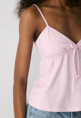 CottonWhisk™ Loulou Camisole - MILKSHAKE PINK/WHITE