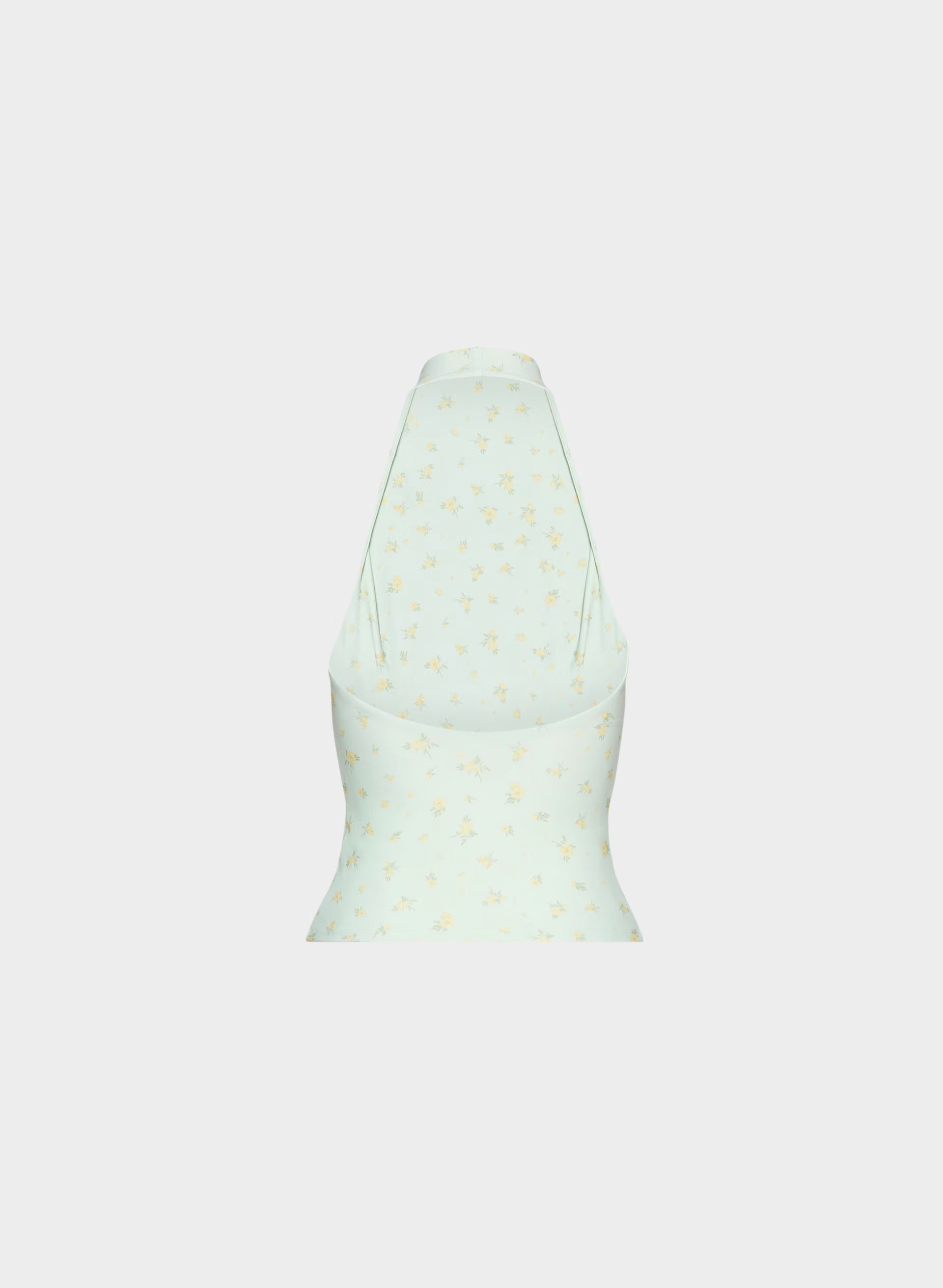 Smooth Matter™ Tower Halter Top - PALE AGV GR /PALE YLW