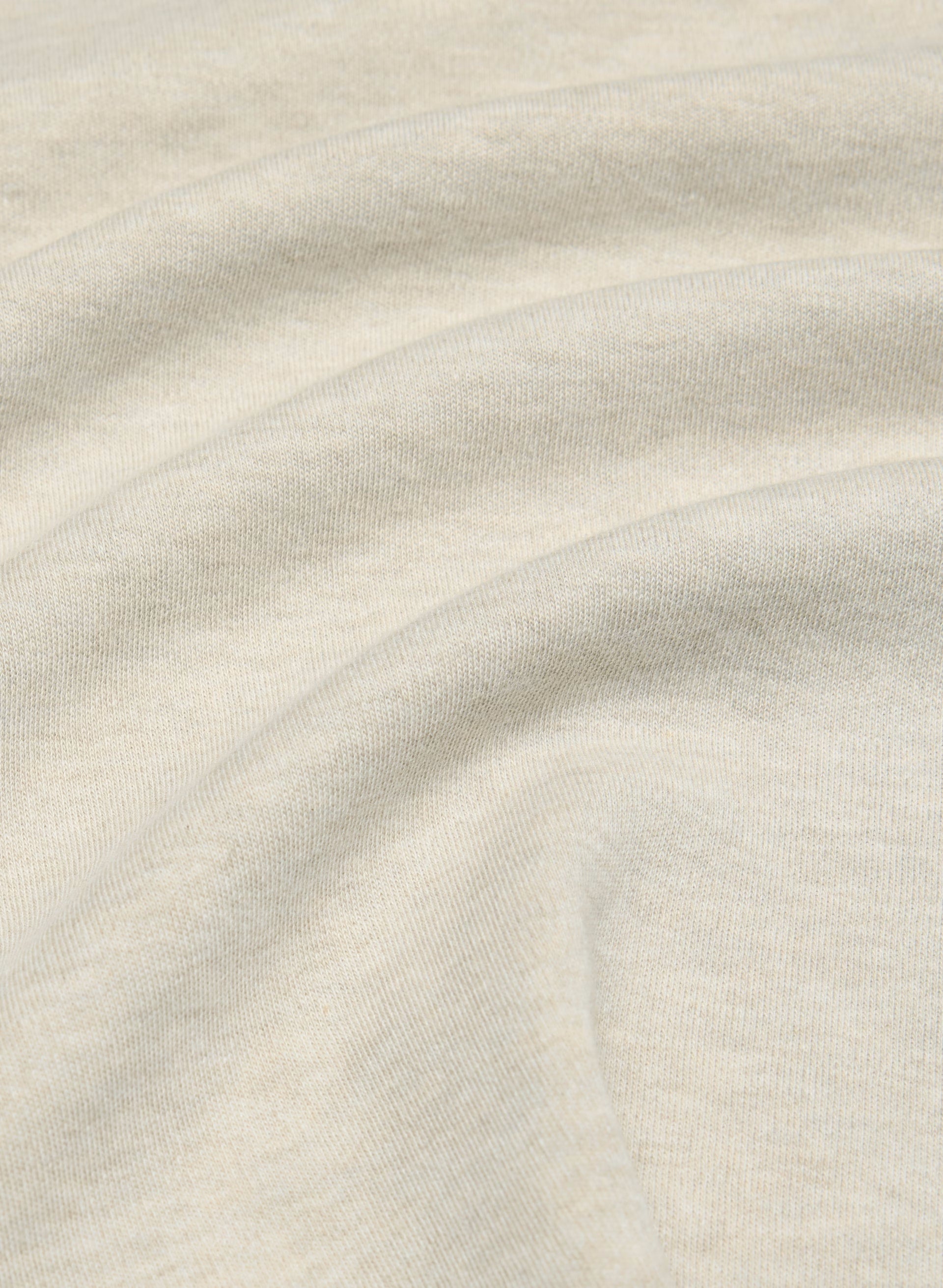 InterLock Cotton Steps Longsleeve - HEATHER ECRU