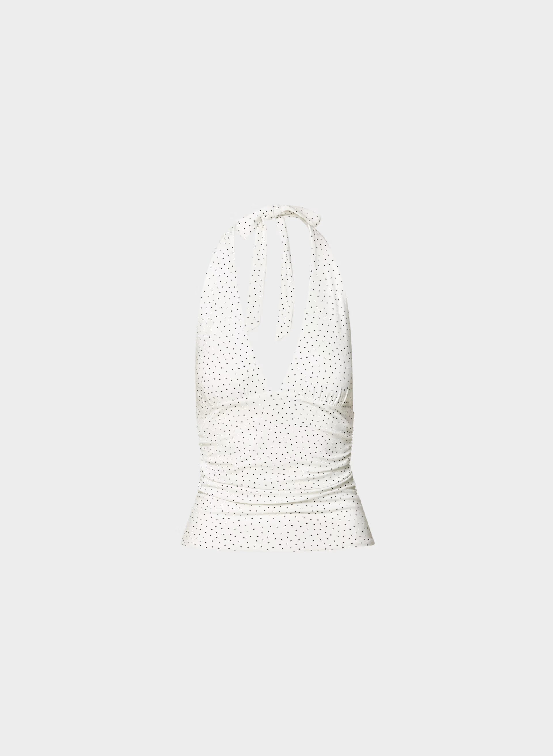 Smooth Matter™ Wylder Halter Top - WHITE/ ADMIRAL