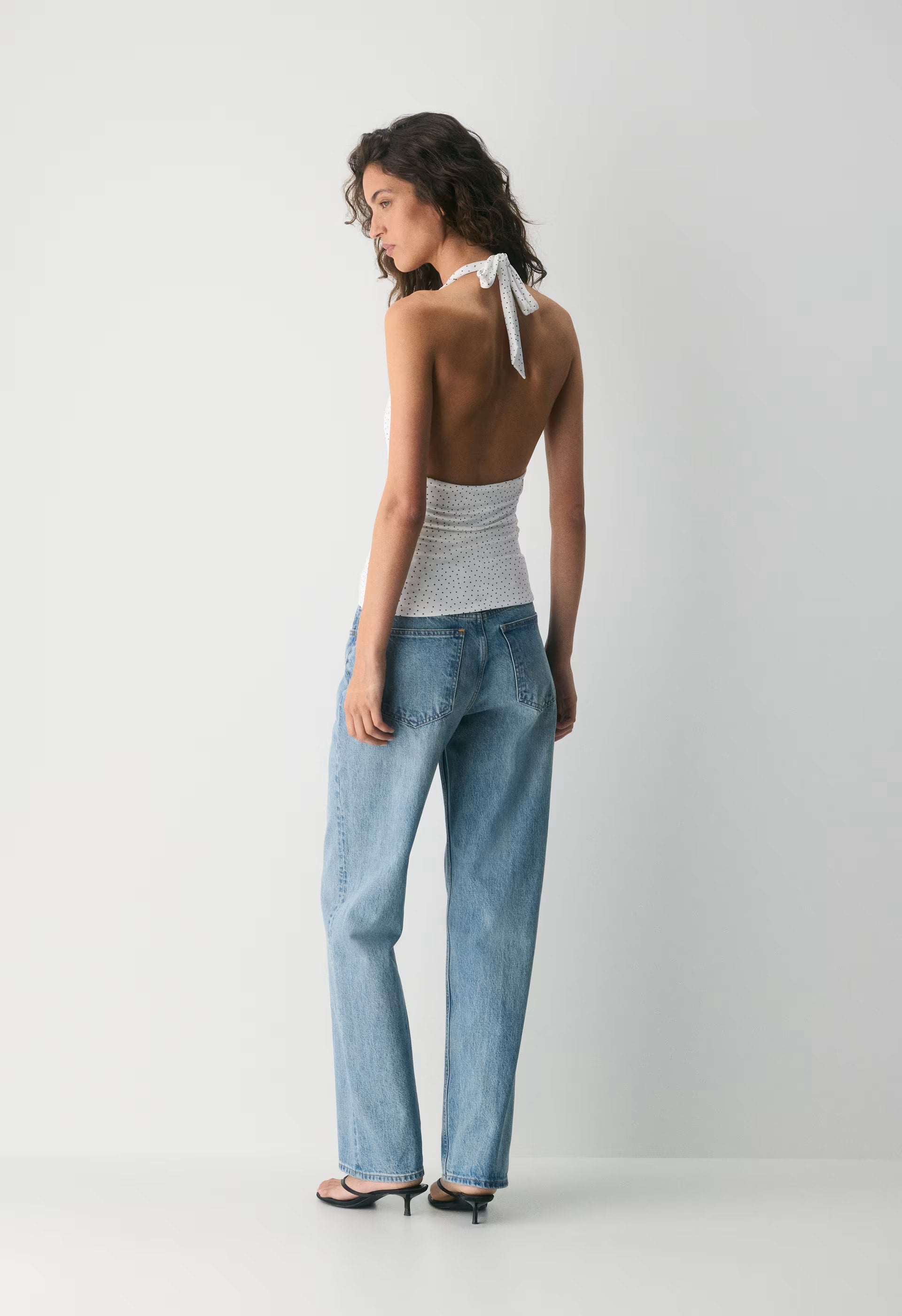 Smooth Matter™ Wylder Halter Top - WHITE/ ADMIRAL