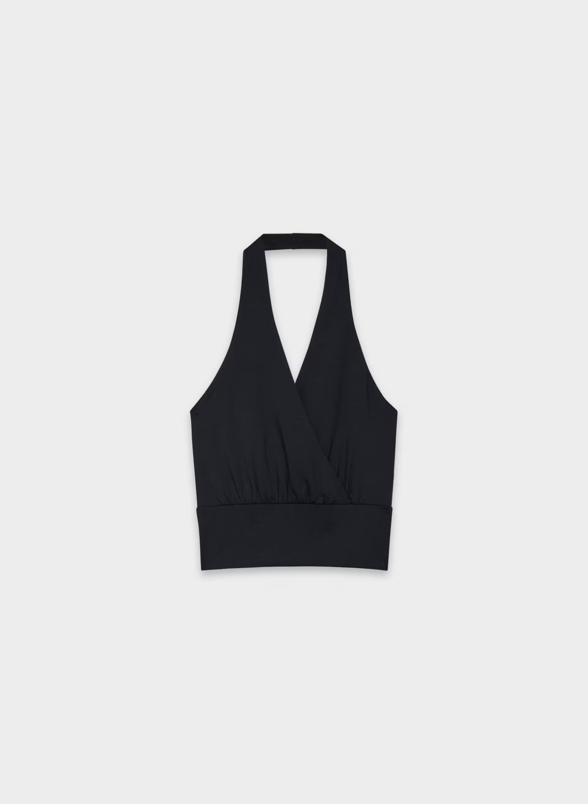 Chantal Halter Top - BLACK