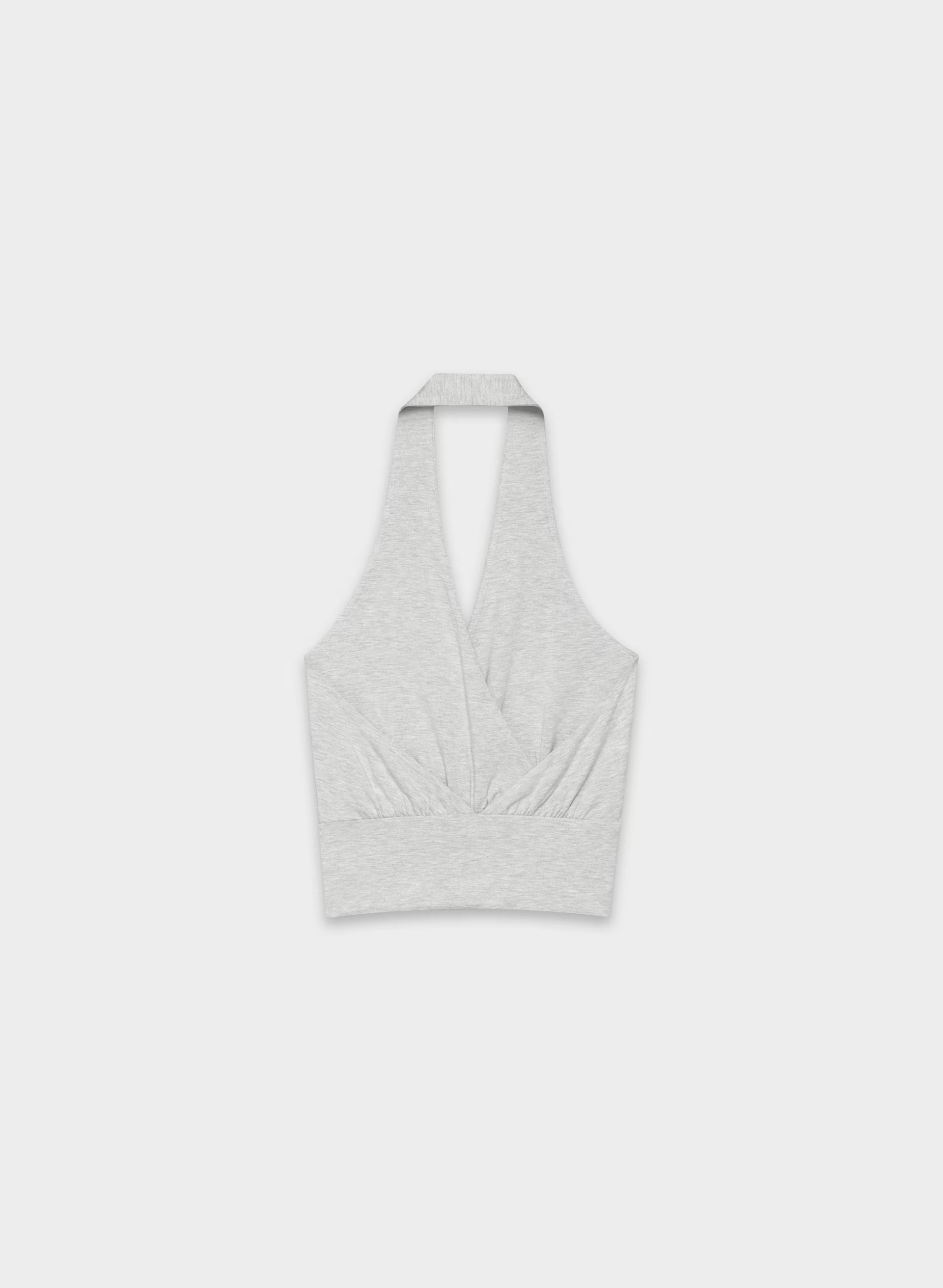 Chantal Halter Top - HEATHER CHROME