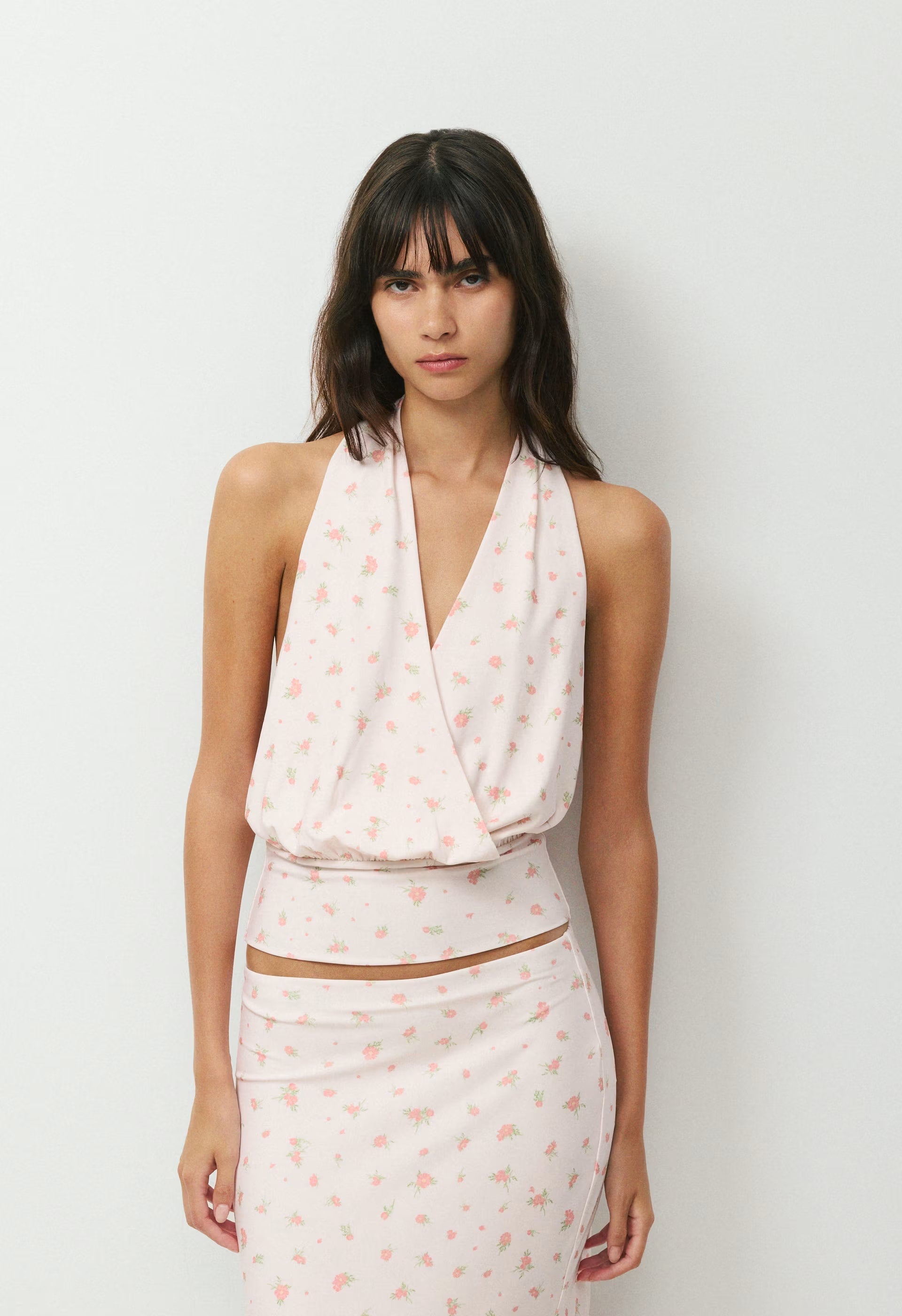 Smooth Matter™ Valley Halter Top - PALE PEACH/PINK