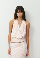 Smooth Matter™ Valley Halter Top - PALE PEACH/PINK